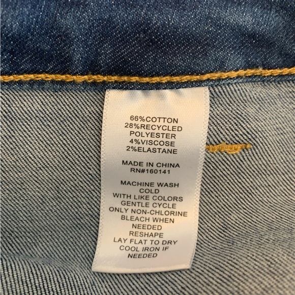 Frye jeans denim wide leg ankle cropped boho coastal size 27 - Picture 9 of 9